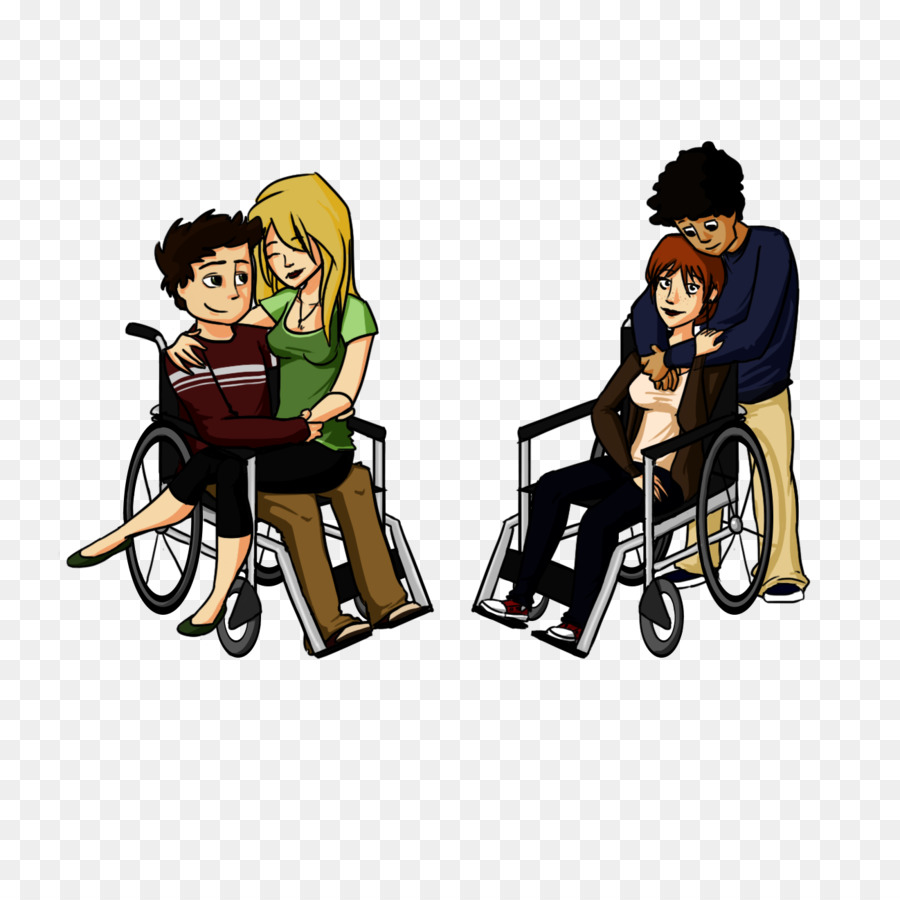 Körperlichen Behinderung Lieben Rollstuhl Freundschaft - kind