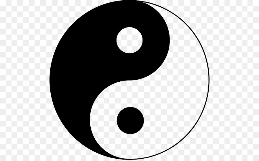 Yin e yang Taijitu Taoismo Simbolo di Clip art - Yin e Yang