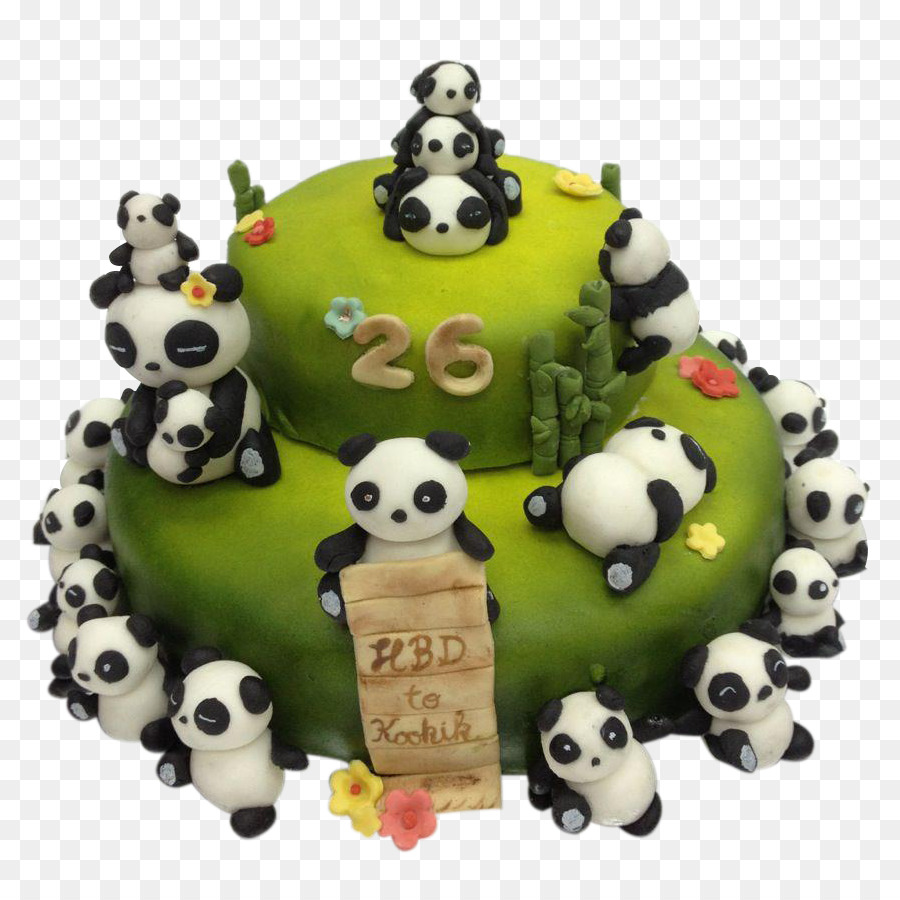 Torta di compleanno Torte Cake decorating panda Gigante - la febbre