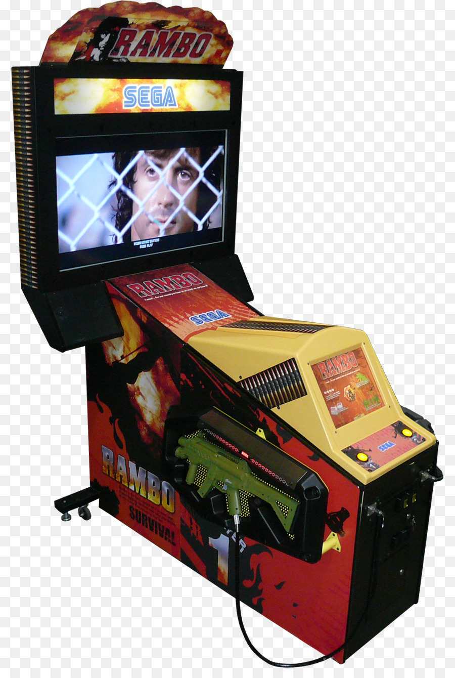 Rambo III Schleifung Storm Arcade-Spiel Rambo: First Blood Part II - Rambo