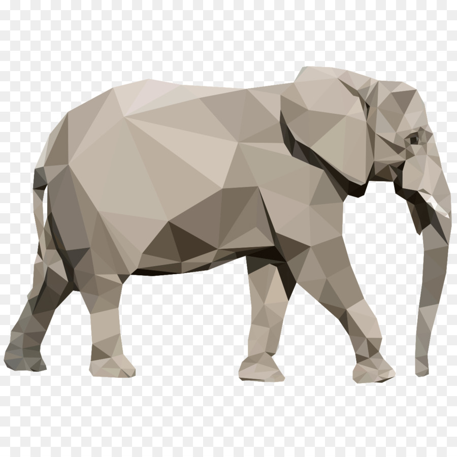 Phi voi Nền máy tính nghệ thuật Clip - Origami