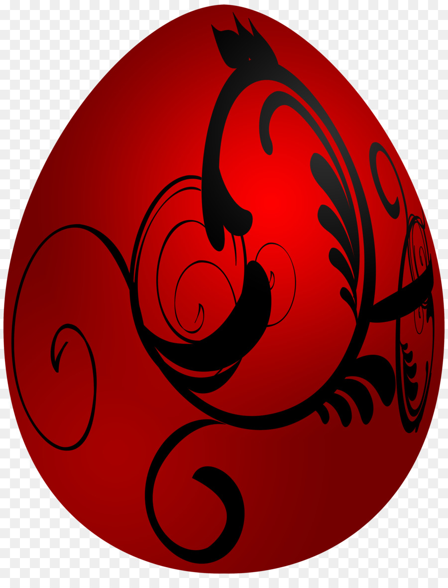 Rote Osterei Weihnachts-Überraschungen Eier Clip-art - Dekorative