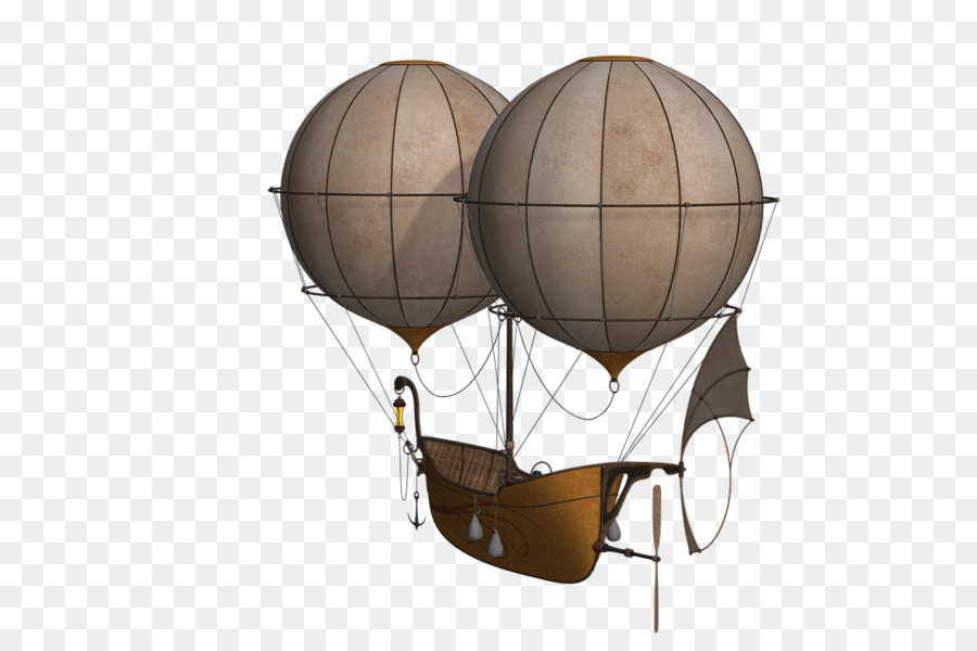 Flugzeug, Luftschiff, Heißluftballon, Zeppelin - Heißluft
