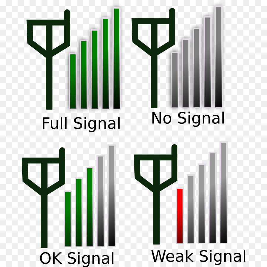 Handy-signal-Signalstärke in der Telekommunikation Cell site iPhone - Signal