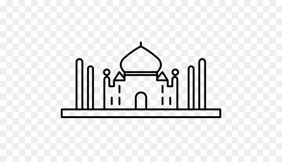 Schwarze Taj Mahal Denkmal Computer-Icons - Taj Mahal
