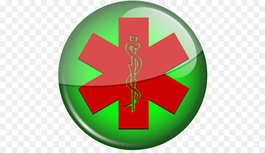 Ngôi sao của cuộc Sống Khẩn cấp dịch vụ y tế Đỏ Paramedic Xanh - sao đỏ
