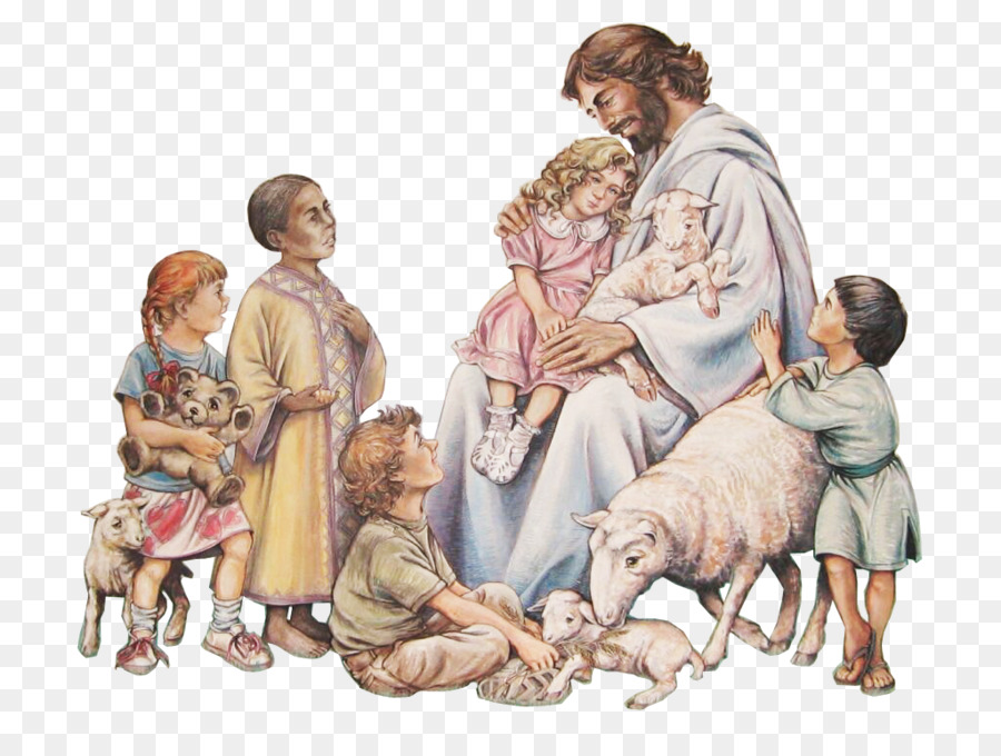 Bibbia l'Insegnamento di Gesù circa i bambini piccoli Murale - gesù