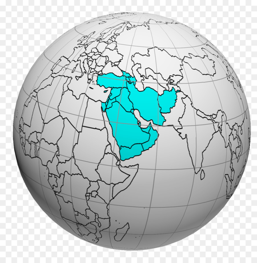 Asia occidentale Mondo mappa del Mondo Transcaucasia - mappa del mondo