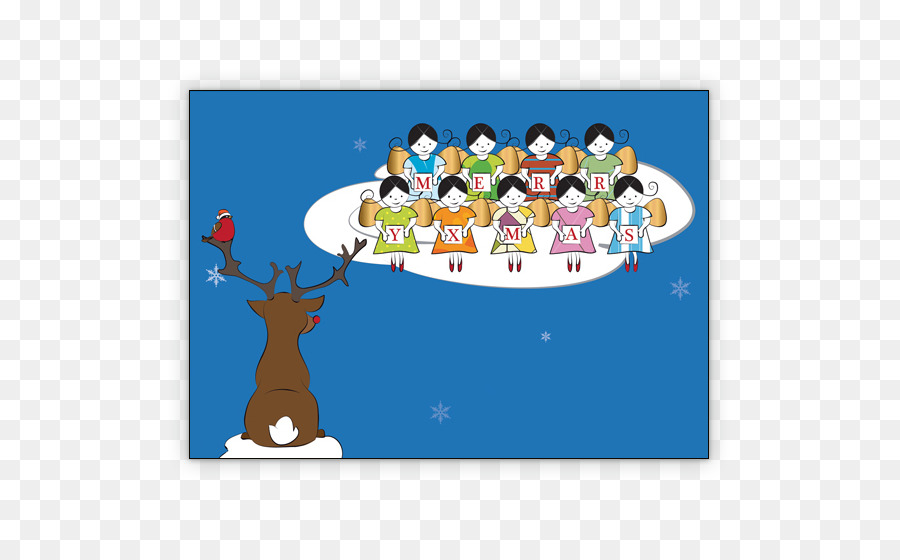 Rentiere, Santa Claus, Weihnachten Karte Gruß & Grußkarten - Geburtstag Einladung