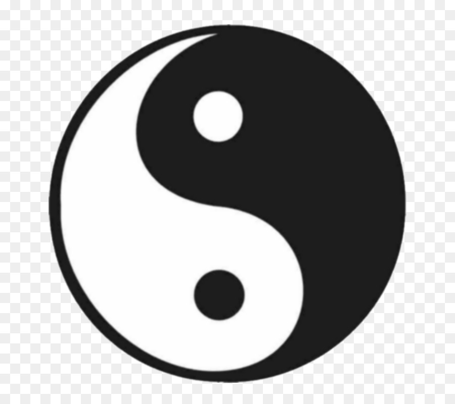 Yin e yang Simbolo di Clip art - Yin e Yang