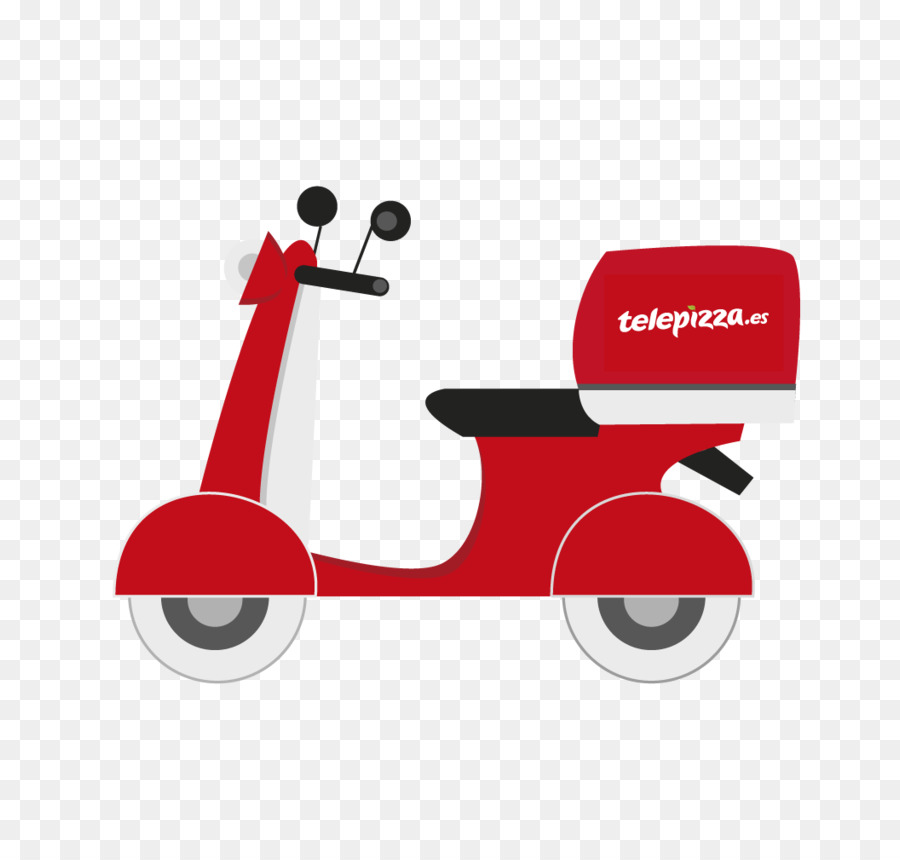 Telepizza Guika Lanches Passeio Per Motorcycle - vettore