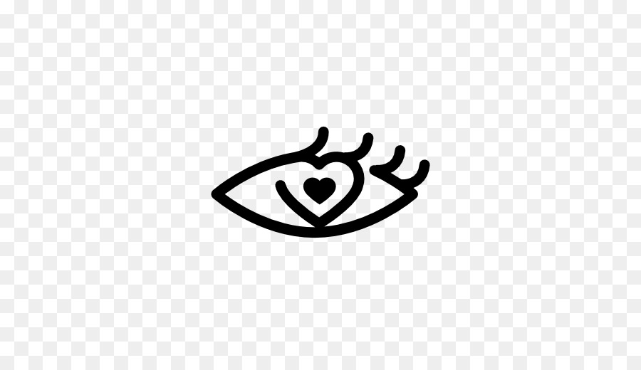 Occhio Icone Del Computer Di Cuore Iris - occhio