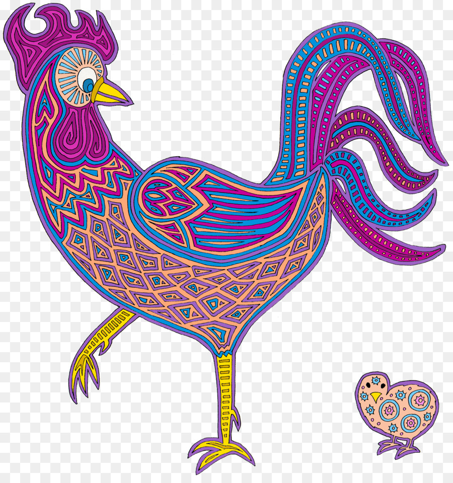 Gà Con Chim Nghệ Thuật Họ Trĩ Rooster - con gà trống