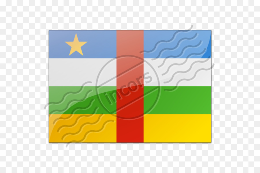 Flagge der Zentralafrikanischen Republik Bangui Land Zeit - Taiwan Flagge