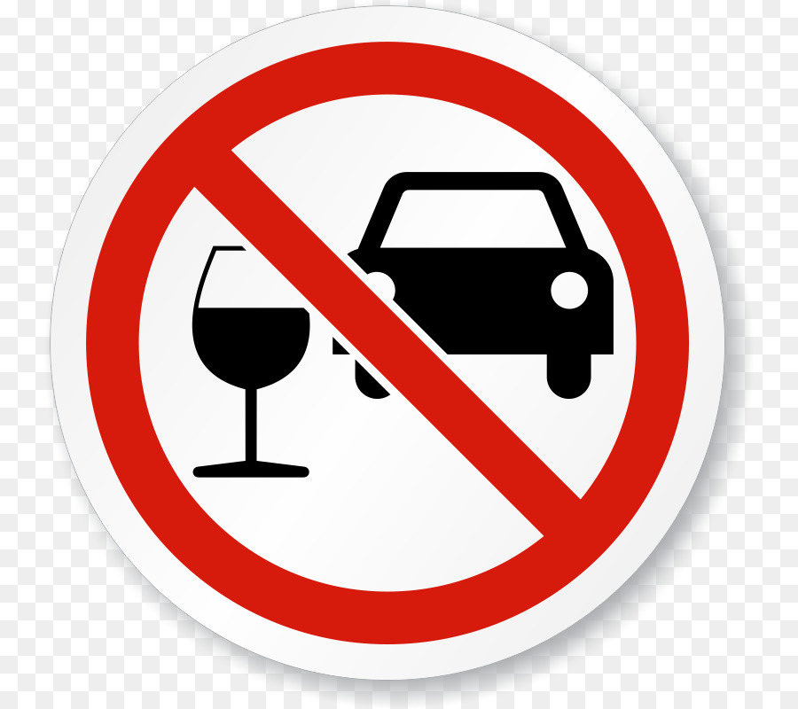 Fahren unter Einfluss von Auto-Alkoholisches Getränk - Fahren