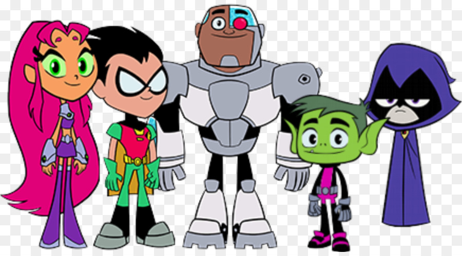 Beast Boy, Starfire Robin, Cyborg Teen Titans - Cyborg