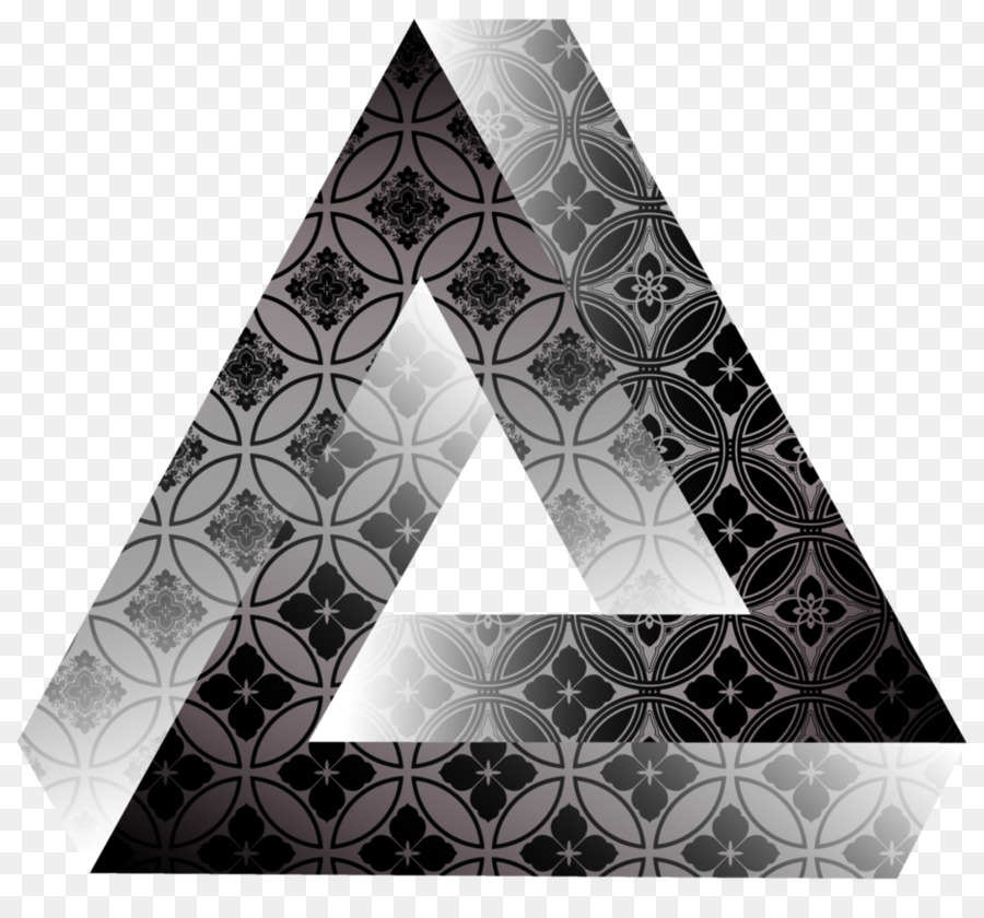 Triangolo di Penrose Disegno Arte - fantasia astratta