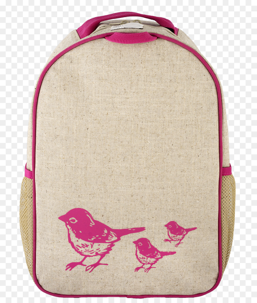 Zaino SoYoung Lunchbox Sacchetto Bambino - uccello rosa