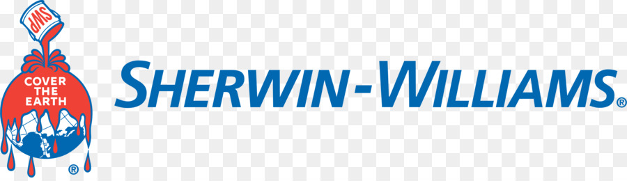 Sherwin-Williams Paint Store-Logo Unternehmen - Aquarell Fleck