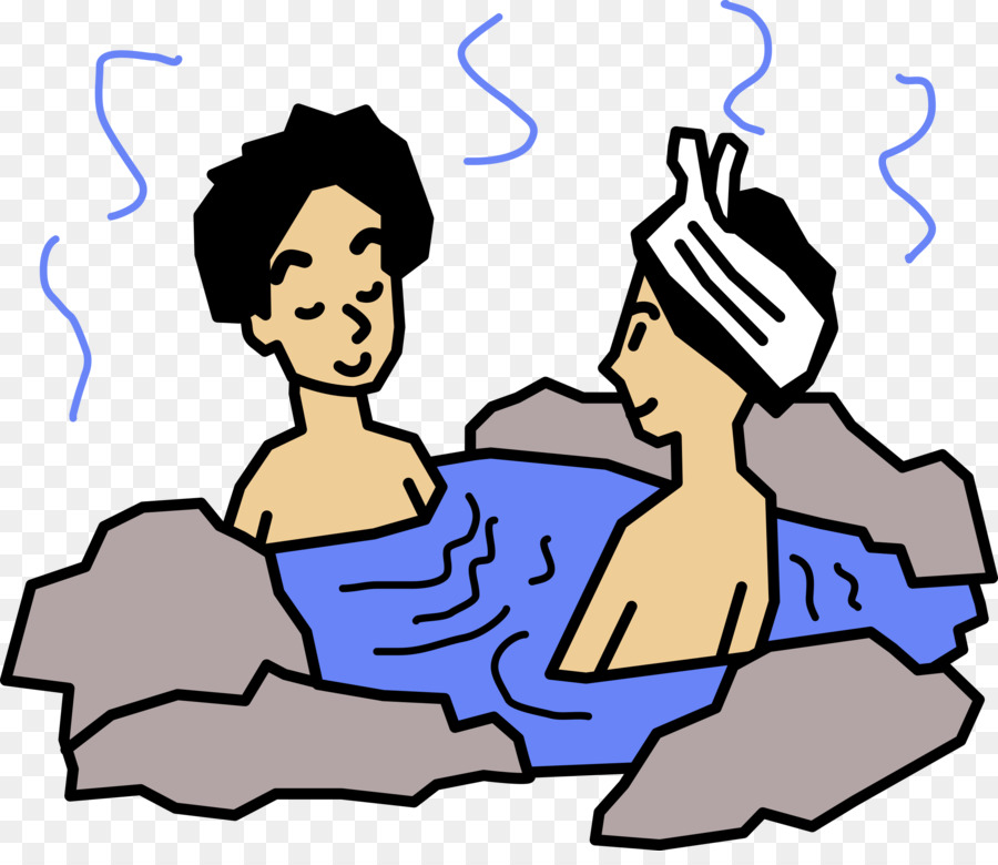 Hot spring Onsen Clip-art - Warmwasser