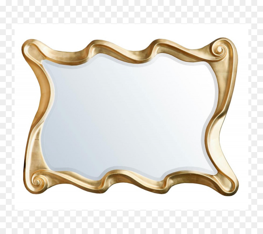 Bild Rahmen Spiegel Gold-Rechteck - Spiegel