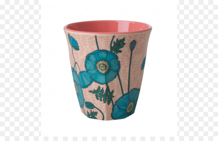 Tasse Keramik Geschirr Schale - Mohn
