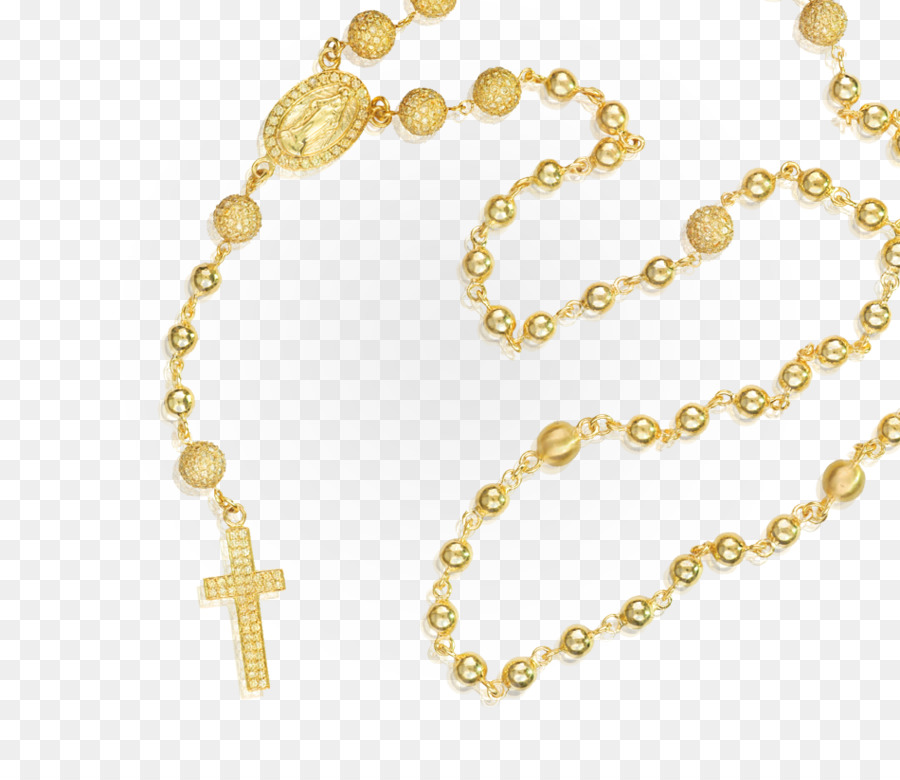 Rosenkranz Schmuck Halskette Armband Ring - Goldkette