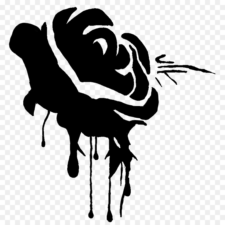 Black rose Prelievo di Sangue Clip art - 