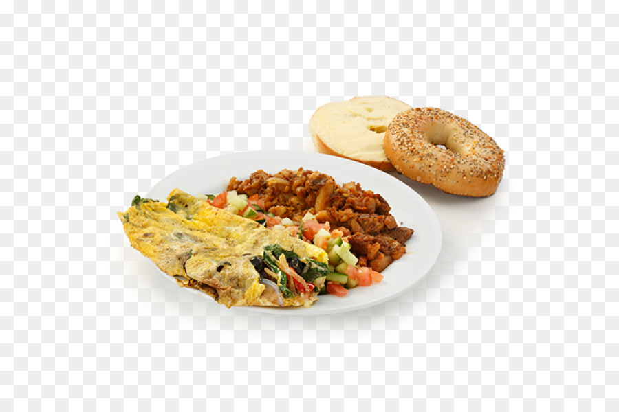 Omelett Lachs Rezept-Food-Gericht - Brunch