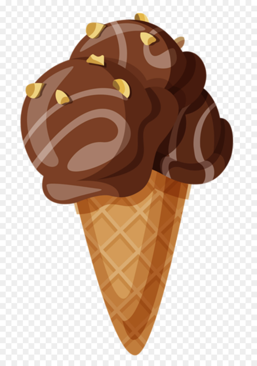 Coni gelato Gelato gelato al Cioccolato - pop Art