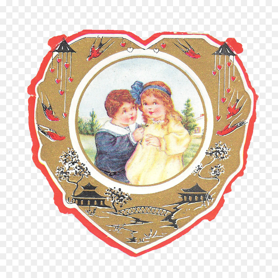 Valentinstag-Herz-Hochzeits-Einladung Grußkarten & Grußkarten Clip-art - Vintage Gold