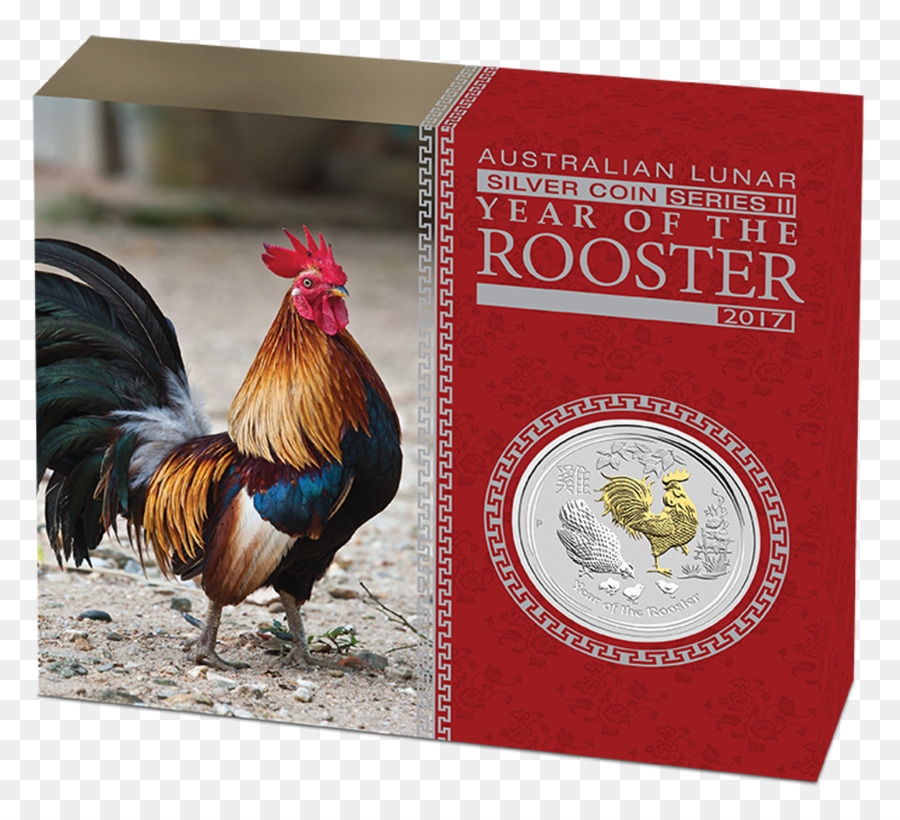 Perth Bạc hà Rooster Vàng bằng Chứng đúc Âm Series - con gà trống