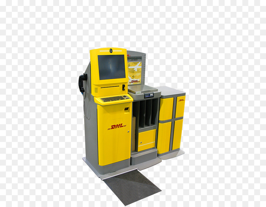 DHL-EXPRESS-Service-Kiosk-Maschine - Skala