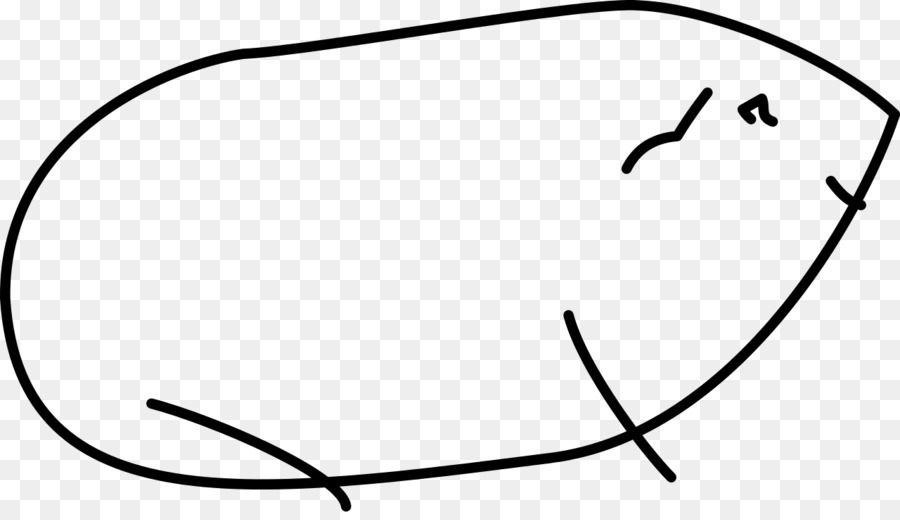 Linie Kunst Meerschweinchen Zeichnung Clip art - Meerschweinchen