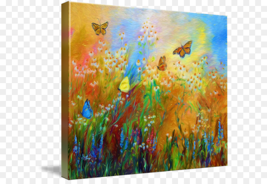 Bức tranh Nghệ thuật sơn màu Imagekind - hoa cúc