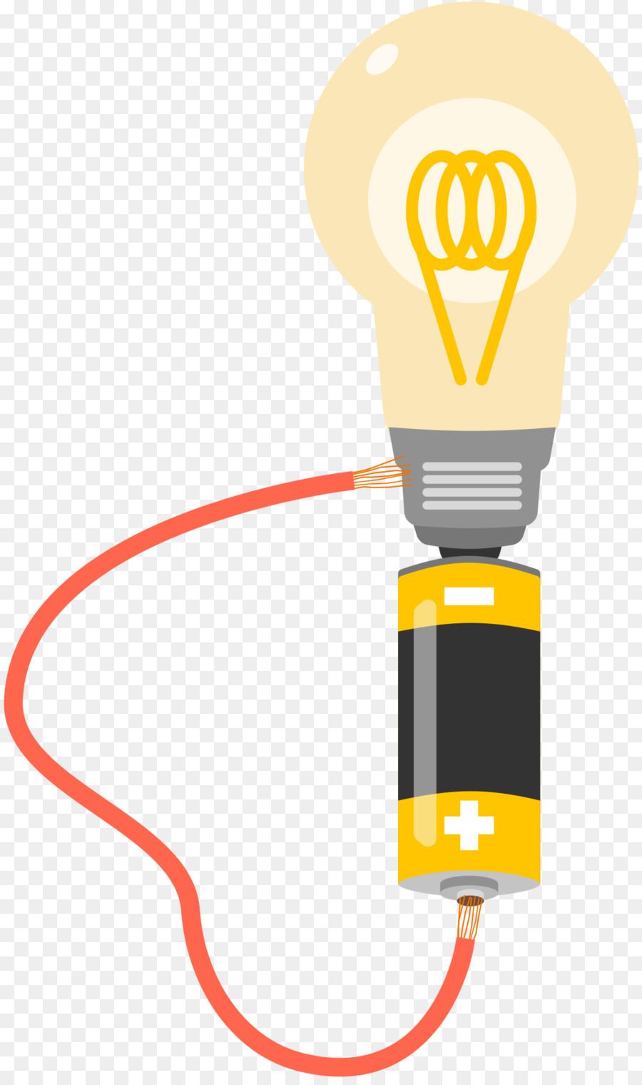 Fili elettrici e cavi della lampadina a Incandescenza Batteria Elettrica - lampadina
