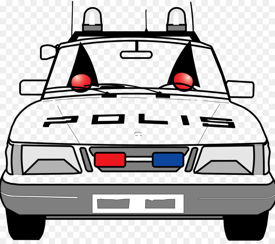 Polizei-Auto-Polizei-Offizier-Malbuch - Polizeiauto