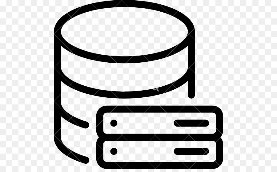 Icone Di Computer Computer Del Database Di Backup Del Software - disco rigido