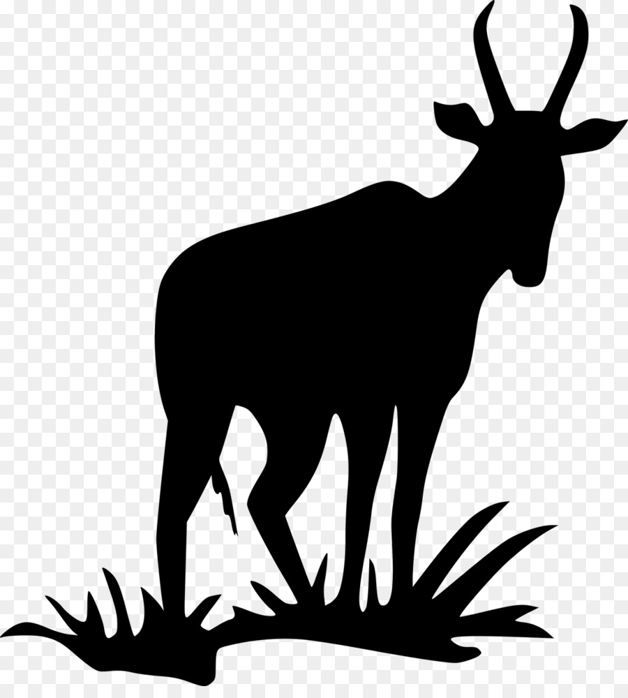 Pronghorn Antilope Silhouette Hirsche Clip-art - Elch