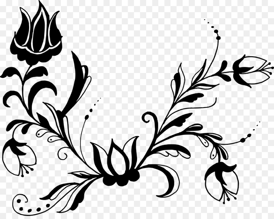 Black And White Flower png download - 1024*1024 - Free Transparent Tree png  Download. - CleanPNG / KissPNG