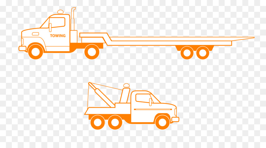 Auto Flachbett-LKW-Tow truck Auflieger LKW clipart - LKW