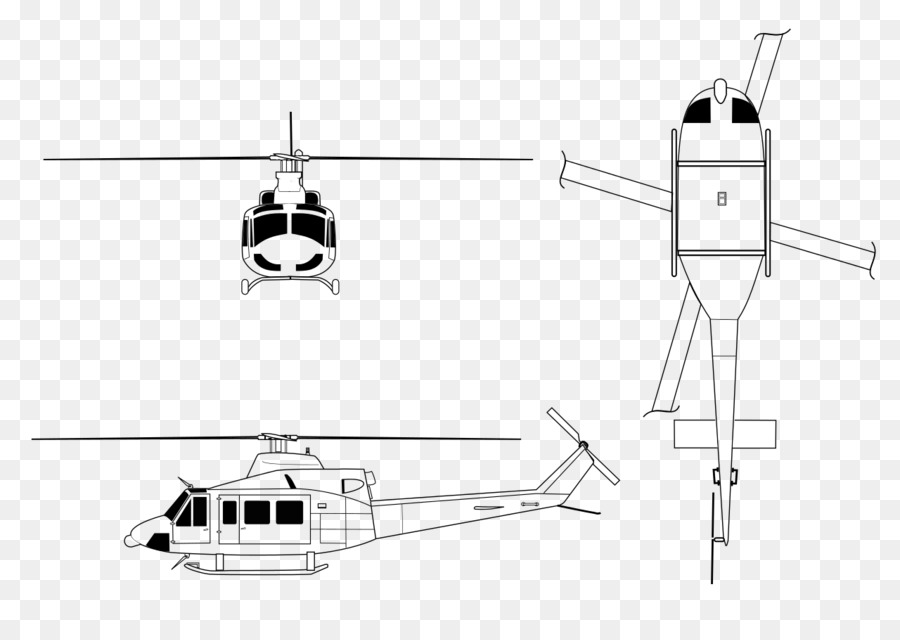 Bell UH-1 người da đỏ, Bell UH-1N Twin Huey Bell Huey gia đình Bell 212 Bell 204/205 - trực thăng