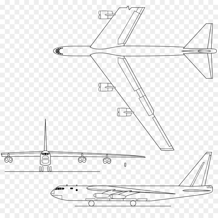 Boeing B-52 Stratofortress Convair B-36 Peacemaker Flugzeug Bomber Boeing B-47 Stratojet - B 52