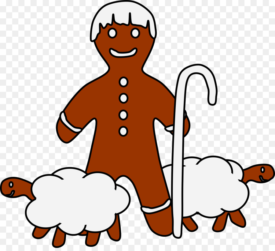 Uomo di pan di zenzero Clip art - pecore