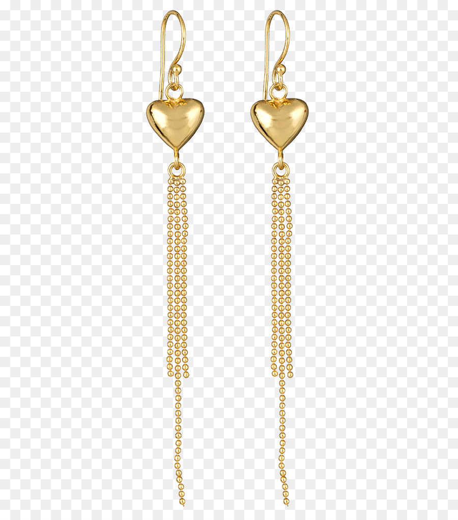 Ohrring Schmuck Bekleidung Accessoires Halskette Kette - gold Herz