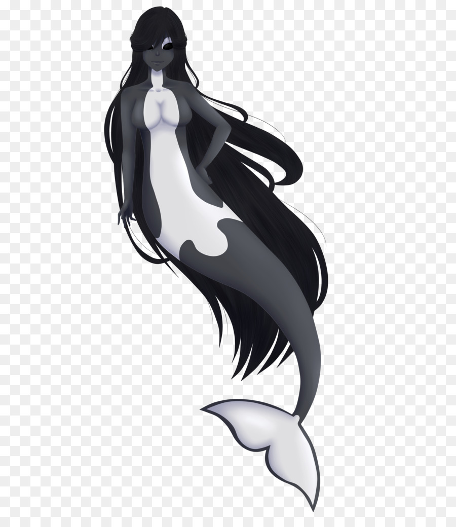 Killer-Wal, Meerjungfrau, Pinguin-Kunst Cetacea - Meerjungfrau