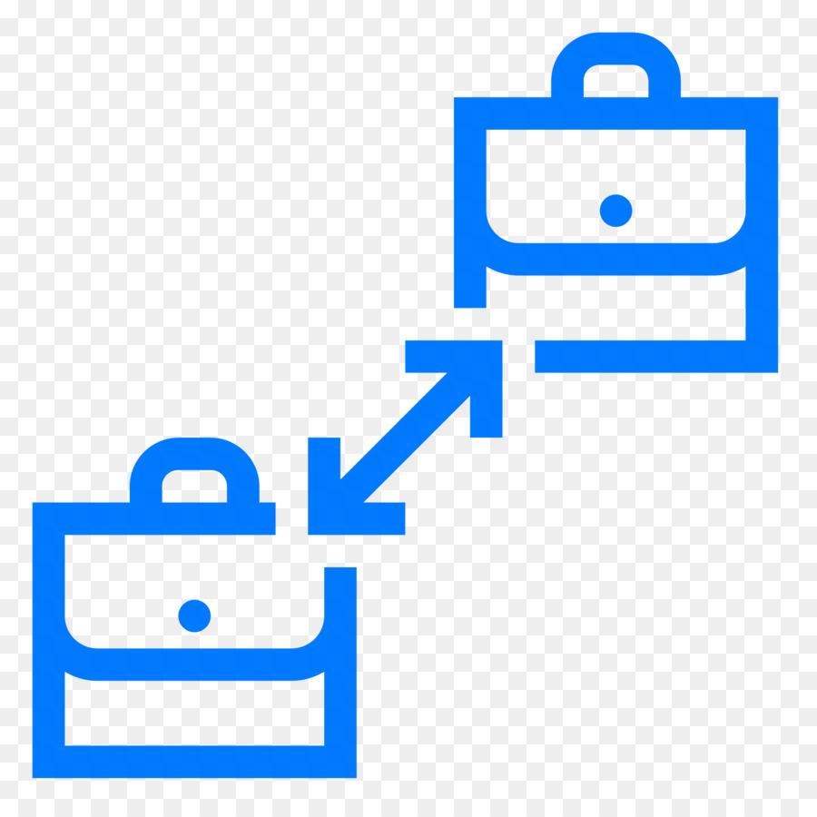 Icone di Computer Business-to-Business di Vendita di servizi - b2b