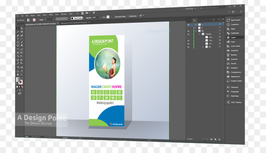 Dispositivo di visualizzazione Software per Computer Screenshot - Adobe Illustrator