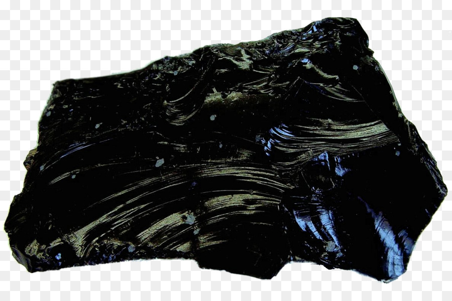 Obsidian Eruptivgestein Vulkangestein, Vulkanisches Glas - Rock