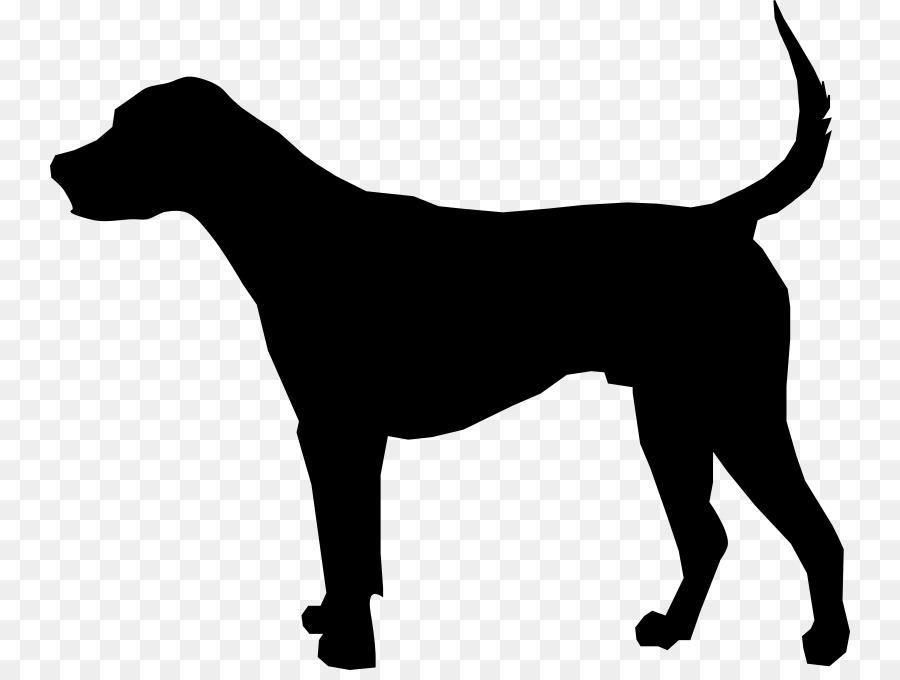 Englisch Foxhound Hund Kiste Clip-art - Silhouetten